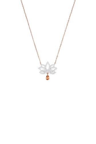AMOR Kette für Damen, 925 Sterling Silber, Zirkonia synth. Bicolor