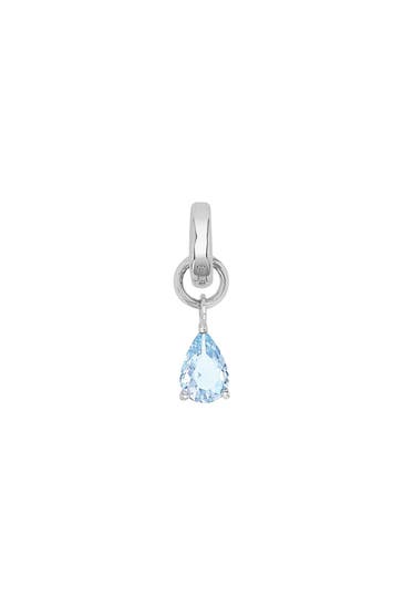 AMOR Charm für Damen, 925 Sterling Silber, Zirkonia synth.