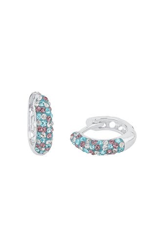 PRINZESSIN LILLIFEE Creolen für Mädchen, 925 Sterling Silber, Preciosa