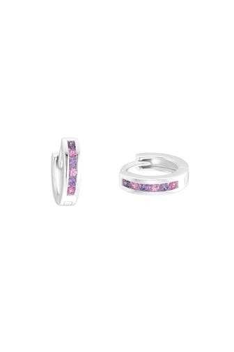 PRINZESSIN LILLIFEE Creolen für Mädchen, 925 Sterling Silber, Zirkonia synth.