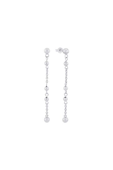 AMOR Ohrringe für Damen, 925 Sterling Silber Silber