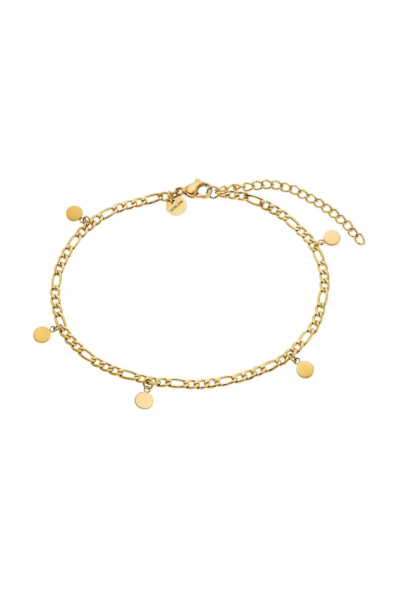 NOELANI Fußkette für Damen, Edelstahl | Coin, Bild 1