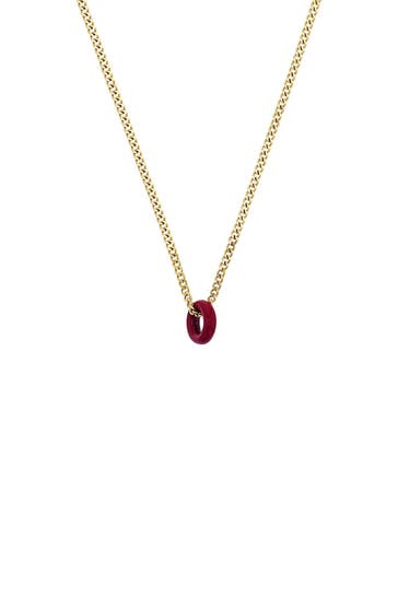 NOELANI Kette mit Anhänger für Damen, Edelstahl, Epoxy