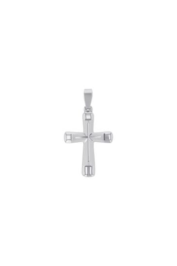 AMOR Motivanhänger Unisex, 925 Sterling Silber | Kreuz