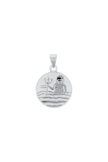 AMOR Motivanhänger für Damen und Herren, Unisex, 925 Sterling Silber | Wassermann