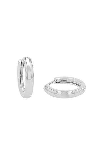 AMOR Ohrringe für Damen und Herren, Unisex, 925 Sterling Silber Silber