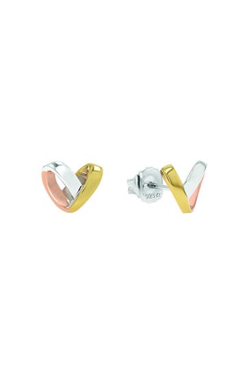 AMOR Ohrstecker für Damen, 925 Sterling Silber | Herz