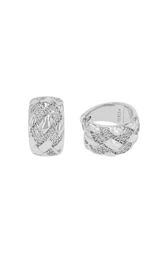 JOOP! Creolen für Damen, Silber 925, Zirkonia