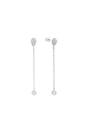 AMOR Ohrstecker für Damen, 925 Sterling Silber, Zirkonia synth.