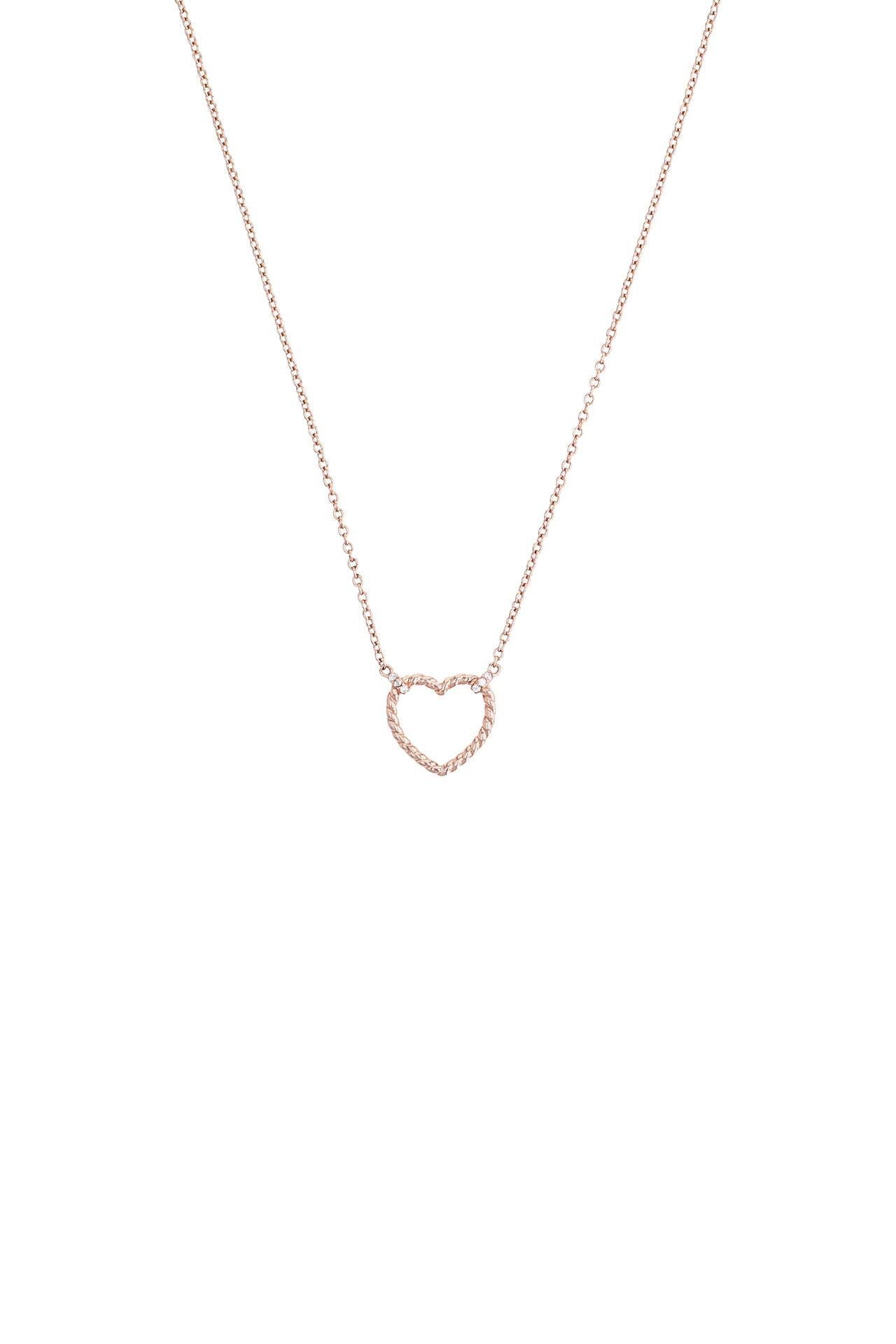 AMOR Kette mit Anhänger für Damen, 925 Sterling Silber, Zirkonia synth. | Herz, Bild 1