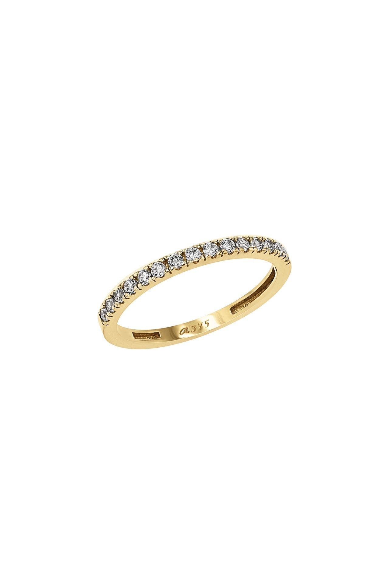 AMOR Ring für Damen, Gold 375, Zirkonia synth., Bild 1