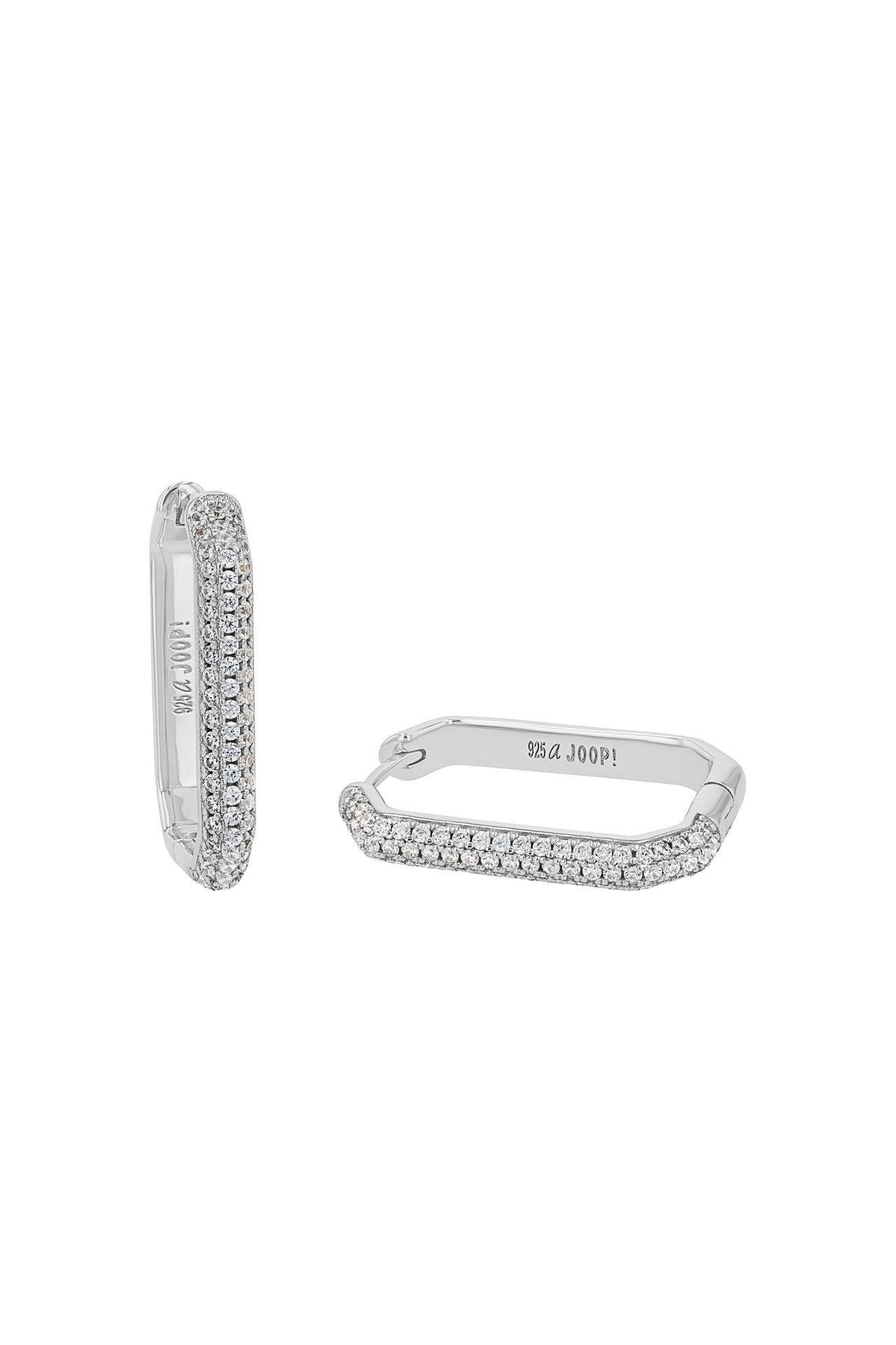 JOOP! Creolen für Damen, 925 Sterling Silber, Zirkonia synth., Bild 1