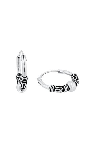 AMOR Creolen für Damen, 925 Sterling Silber