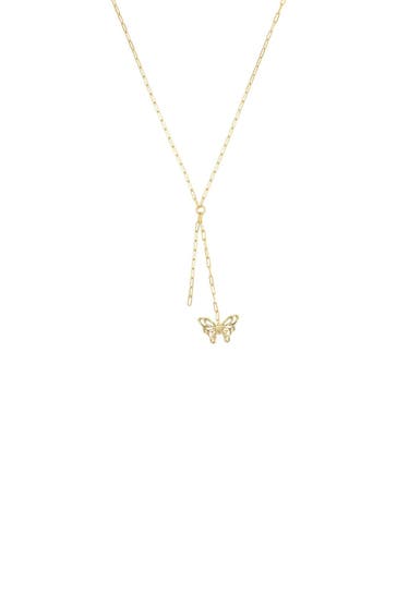 NOELANI Kette für Damen, 925 Sterling Silber | Schmetterling Gold