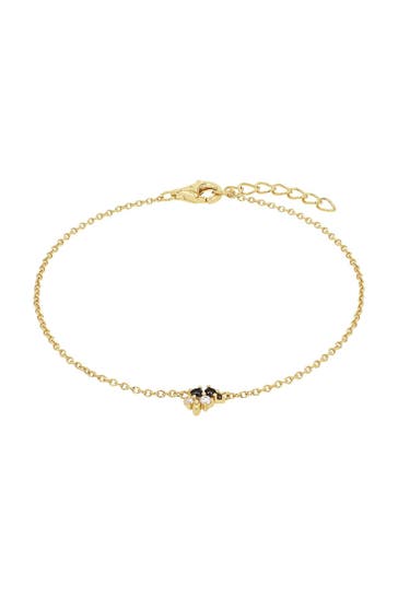 AMOR Armband für Damen, 925 Sterling Silber, Zirkonia synth. Gold