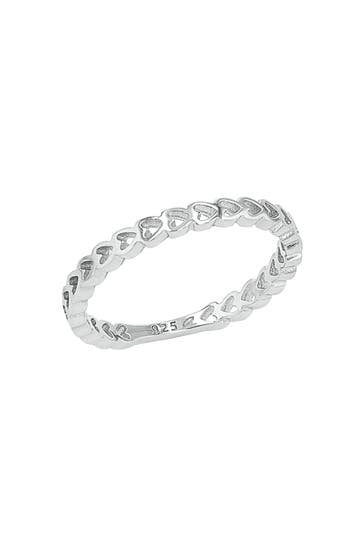 AMOR Ring für Damen, 925 Sterling Silber | Herz