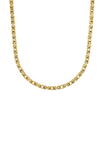 AMOR Kette für Damen und Herren, Unisex, Edelstahl Gold