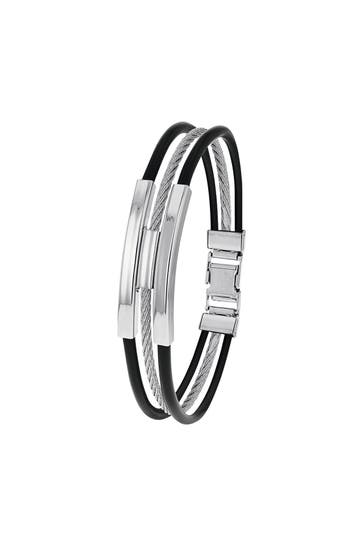 AMOR Armband für Herren, Edelstahl