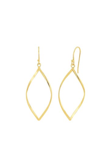 AMOR Ohrringe für Damen, 925 Sterling Silber Gold