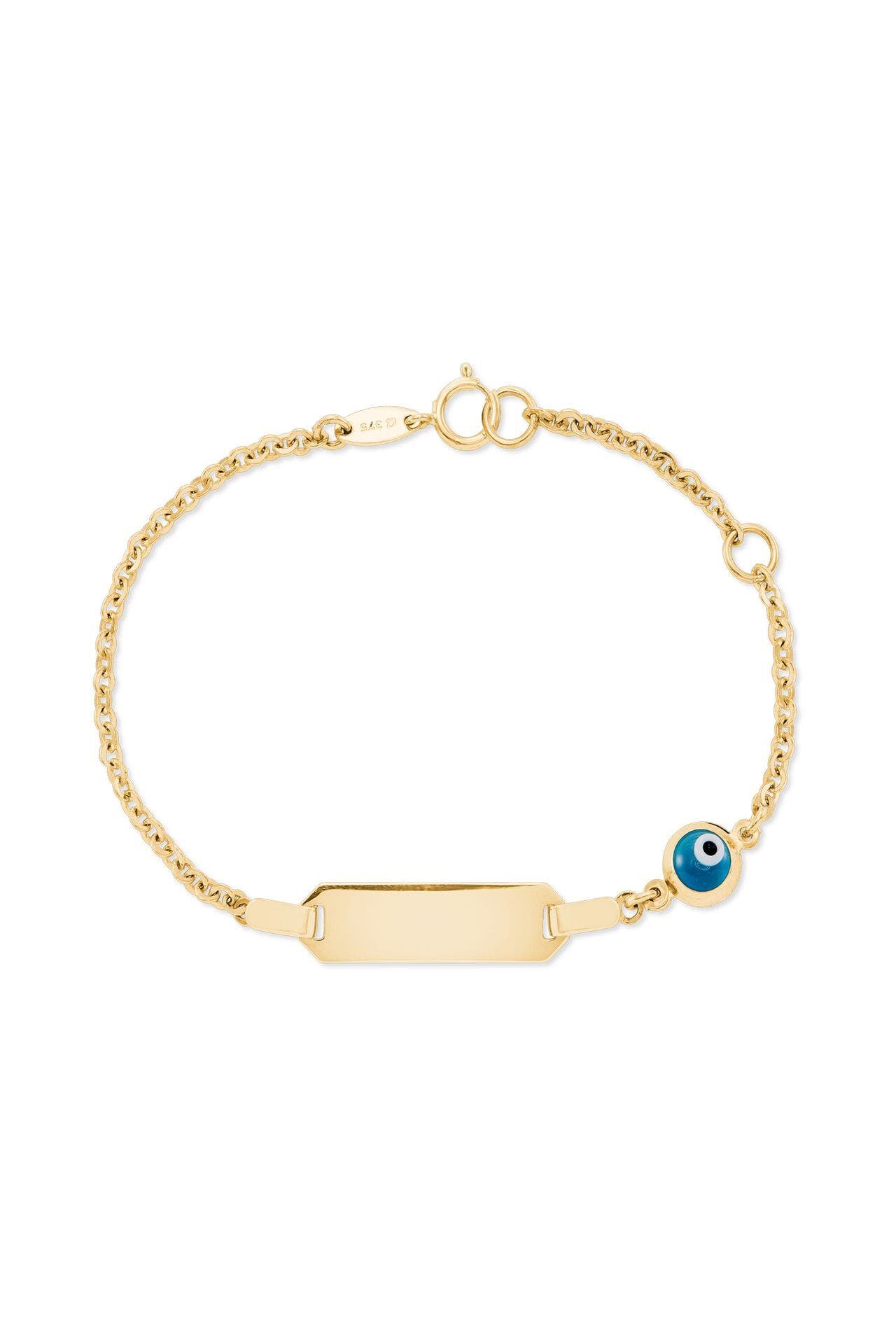 AMOR Identarmband für Mädchen, Gold 375, Glas, Bild 1