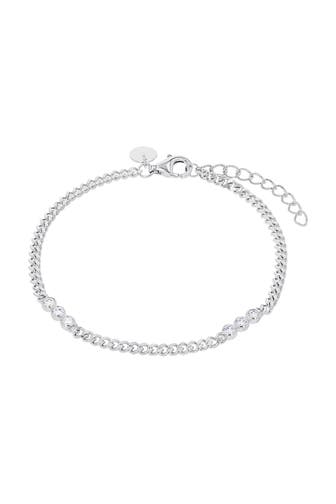 NOELANI Armband für Damen, 925 Sterling Silber, Zirkonia synth. Silber