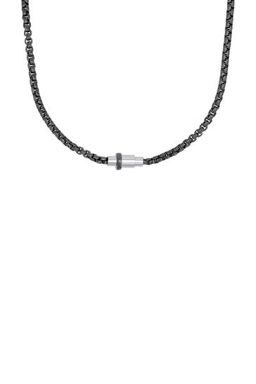 JOOP! Kette für Herren, Edelstahl Grau