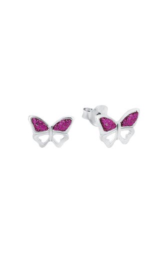 AMOR Ohrstecker für Mädchen, 925 Sterling Silber | Schmetterling