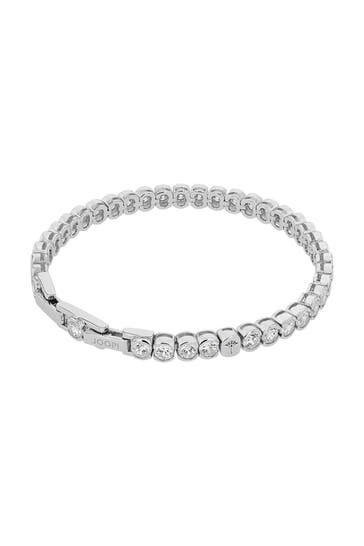 JOOP! Armband für Damen, 925 Sterling Silber, Zirkonia synth. Silber