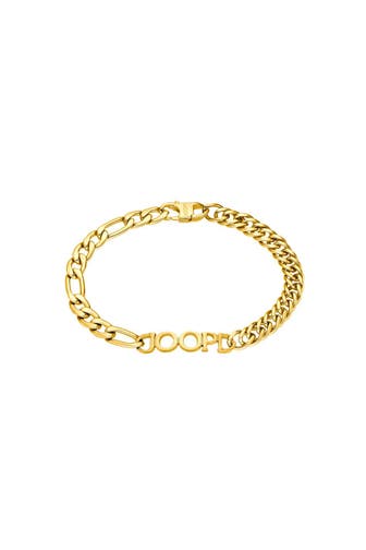JOOP! Armband für Damen und Herren, Unisex, Edelstahl Gold