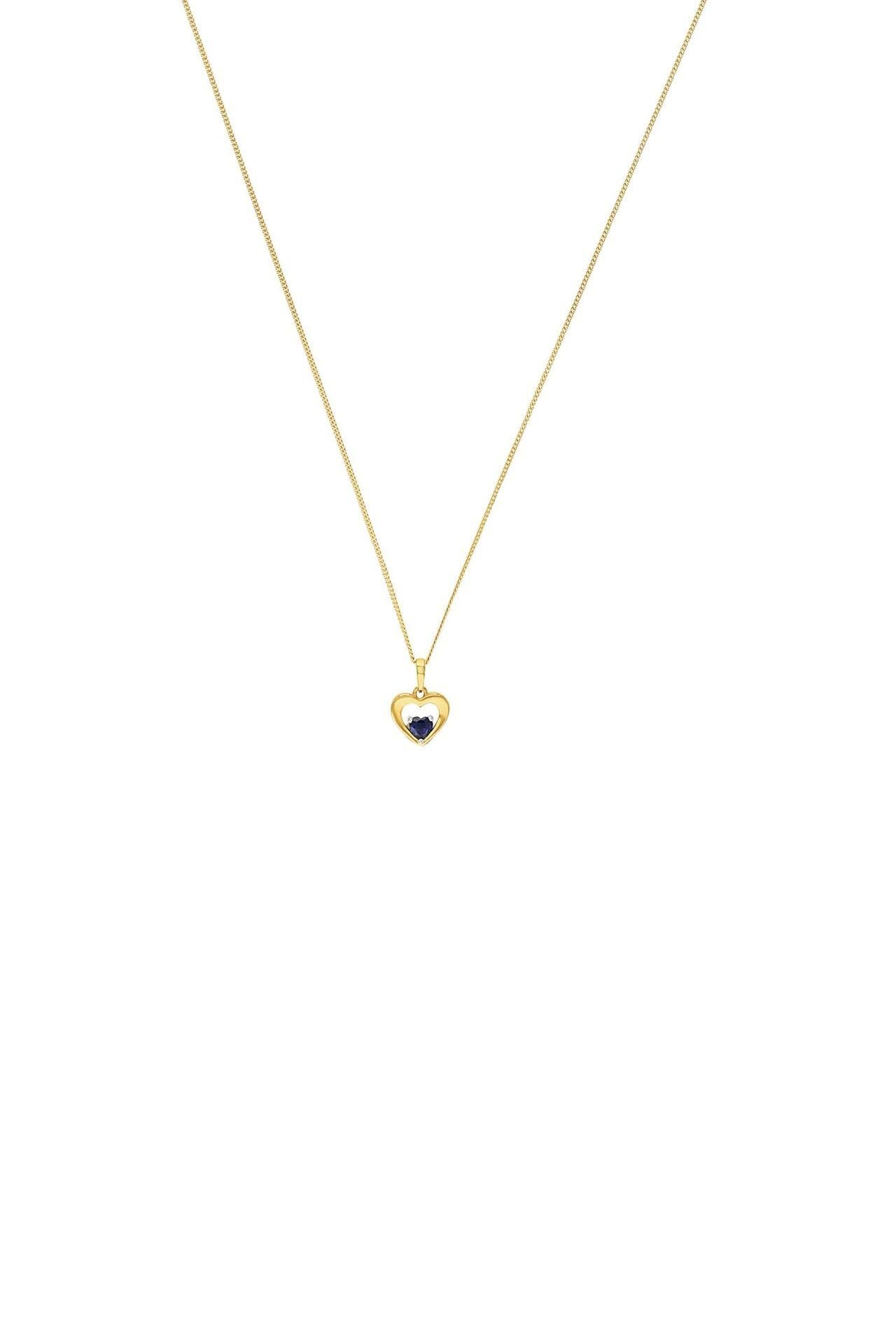AMOR Kette für Damen, Gold 375, Zirkonia synth. | Herz Gold, Bild 1
