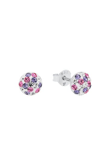 AMOR Ohrstecker für Mädchen, 925 Sterling Silber, Preciosa