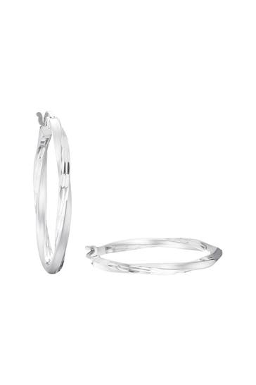 AMOR Creolen für Damen, 925 Sterling Silber