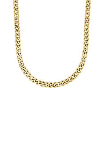 AMOR Kette für Damen und Herren, Unisex, Edelstahl Gold