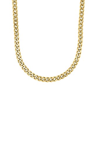 AMOR Kette für Damen und Herren, Unisex, Edelstahl Gold