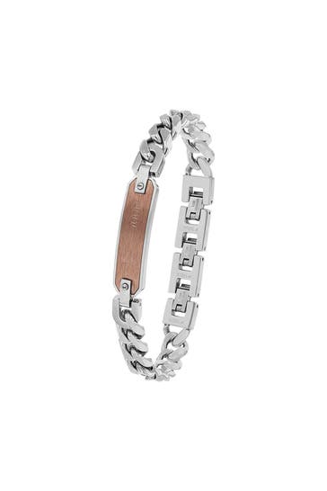 JOOP! Identarmband für Herren, Edelstahl