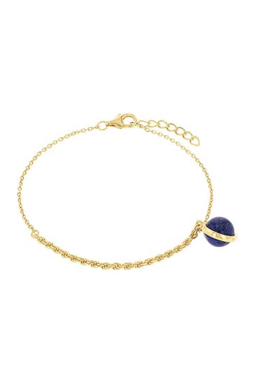 AMOR Armband für Damen, 925 Sterling Silber Blau