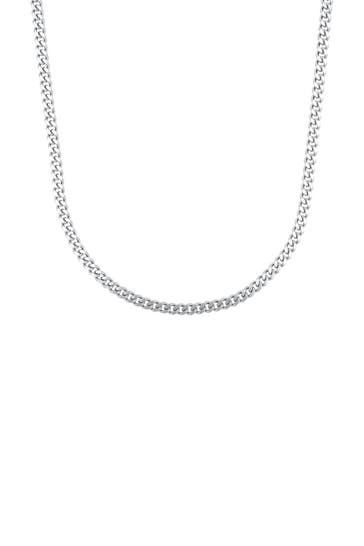 AMOR Kette Unisex, Edelstahl Silber