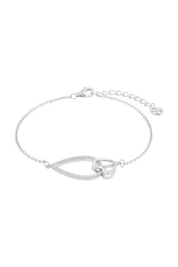 AMOR Armband für Damen, 925 Sterling Silber, Zirkonia synth. Silber