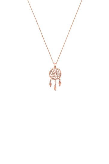 AMOR Kette mit Anhänger für Damen, 925 Sterling Silber, Zirkonia synth. | Traumfänger