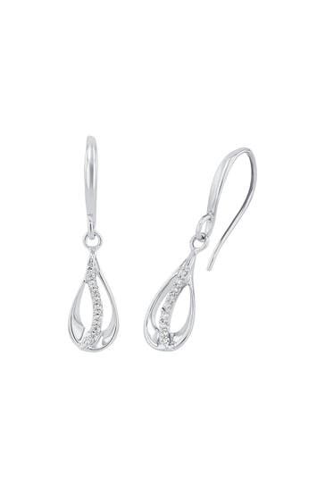 AMOR Ohrringe für Damen, 925 Sterling Silber, Zirkonia synth. Silber