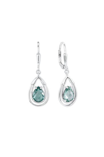 AMOR Ohrhänger für Damen, 925 Sterling Silber, Spinell synth.