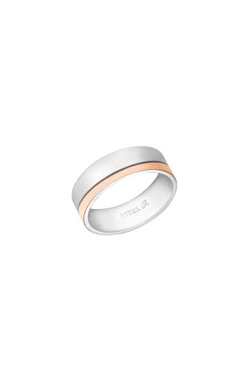 AMOR Ring für Damen und Herren, Unisex, Edelstahl