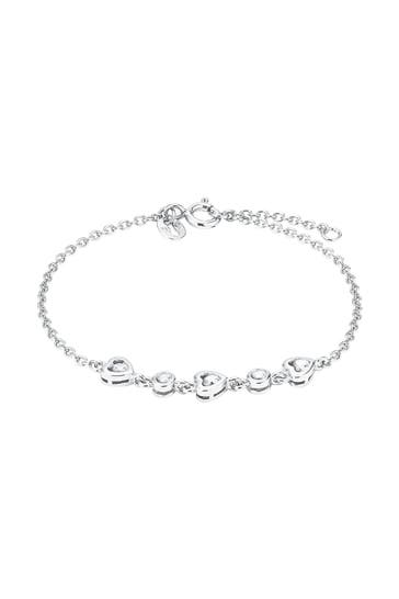 AMOR Armband für Mädchen, 925 Sterling Silber, Zirkonia synth. Silber