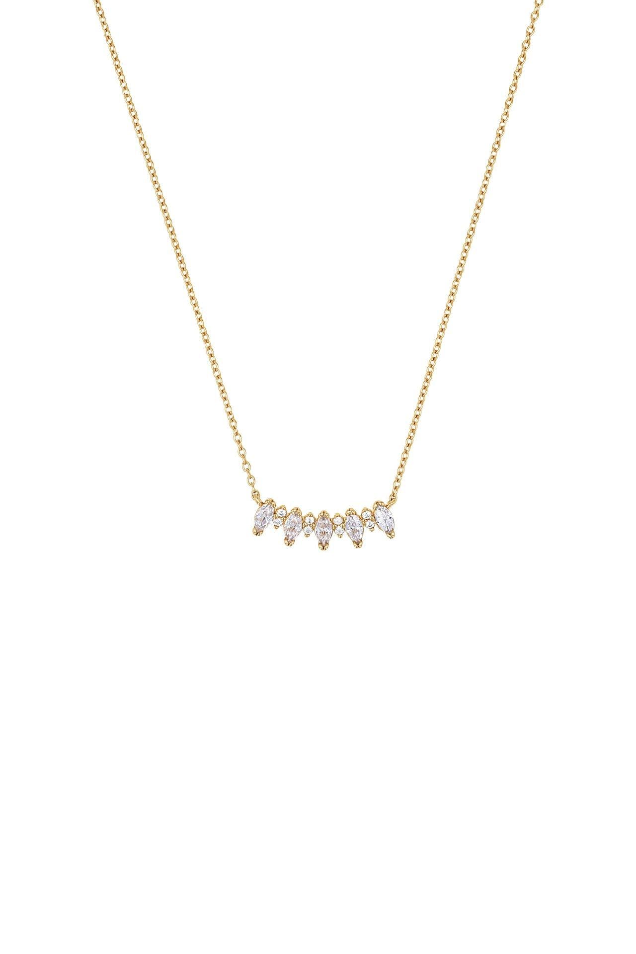 NOELANI Kette für Damen, 925 Sterling Silber, Zirkonia synth. Gold, Bild 1