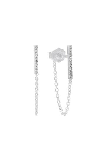 AMOR Ohrringe für Damen, 925 Sterling Silber, Zirkonia synth. Silber