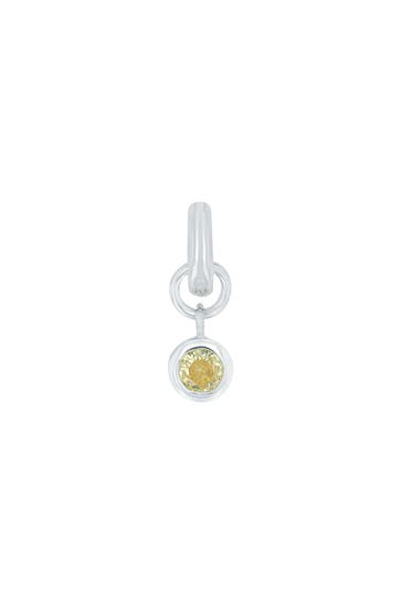 AMOR Charm für Damen, 925 Sterling Silber, Zirkonia synth.