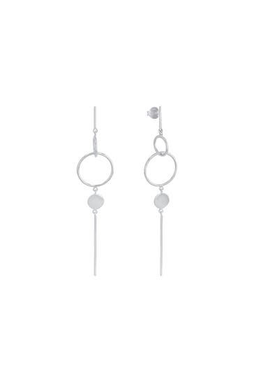 AMOR Ohrringe für Damen, 925 Sterling Silber Silber