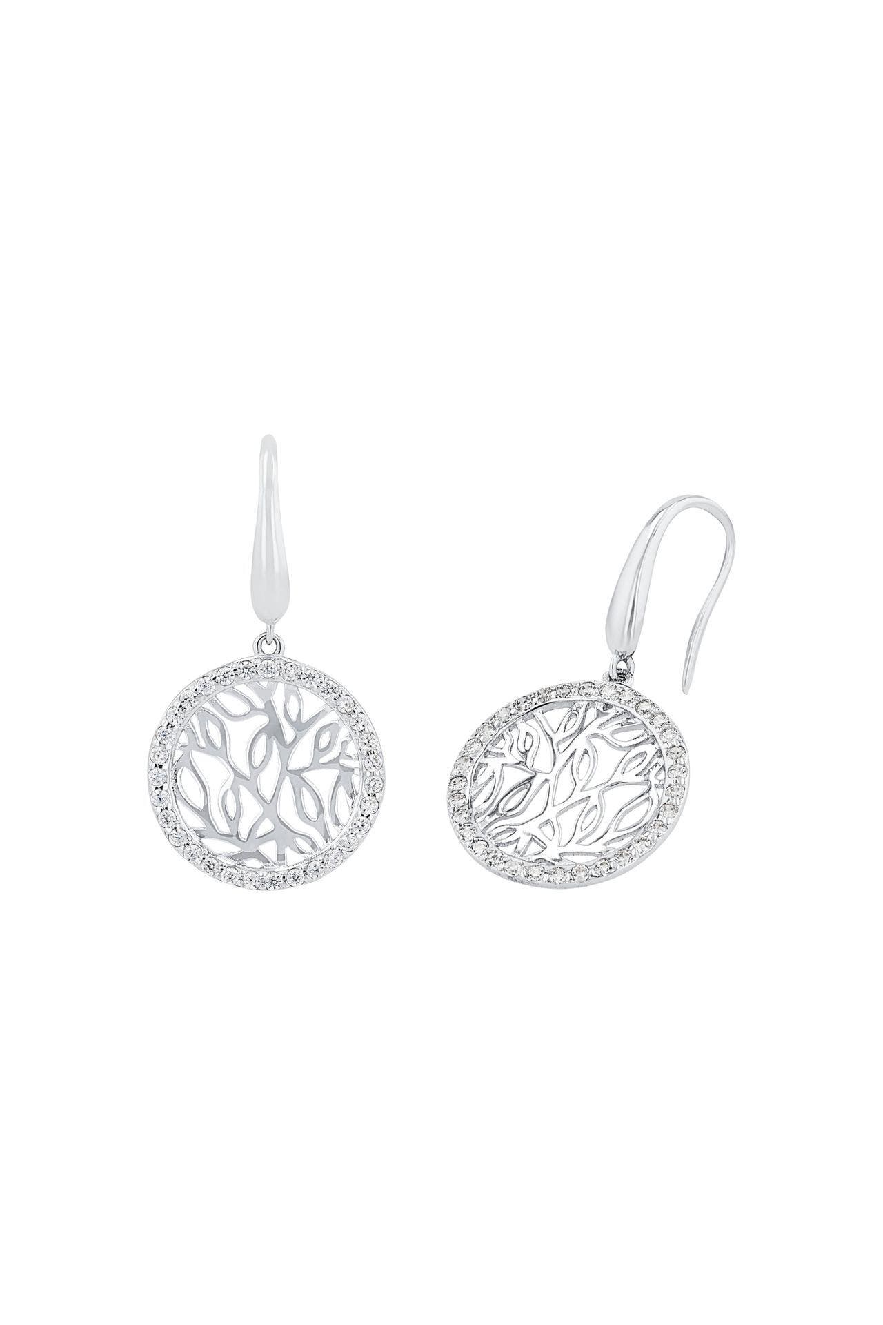 AMOR Ohrhänger für Damen, 925 Sterling Silber, Zirkonia synth., Bild 1