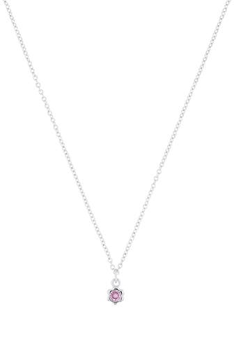 PRINZESSIN LILLIFEE Kette mit Anhänger für Mädchen, 925 Sterling Silber, Zirkonia synth. | Geburtsstein