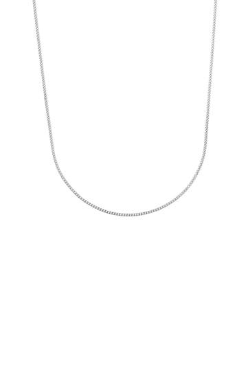 AMOR Kette für Damen und Herren, Unisex, 925 Sterling Silber Silber